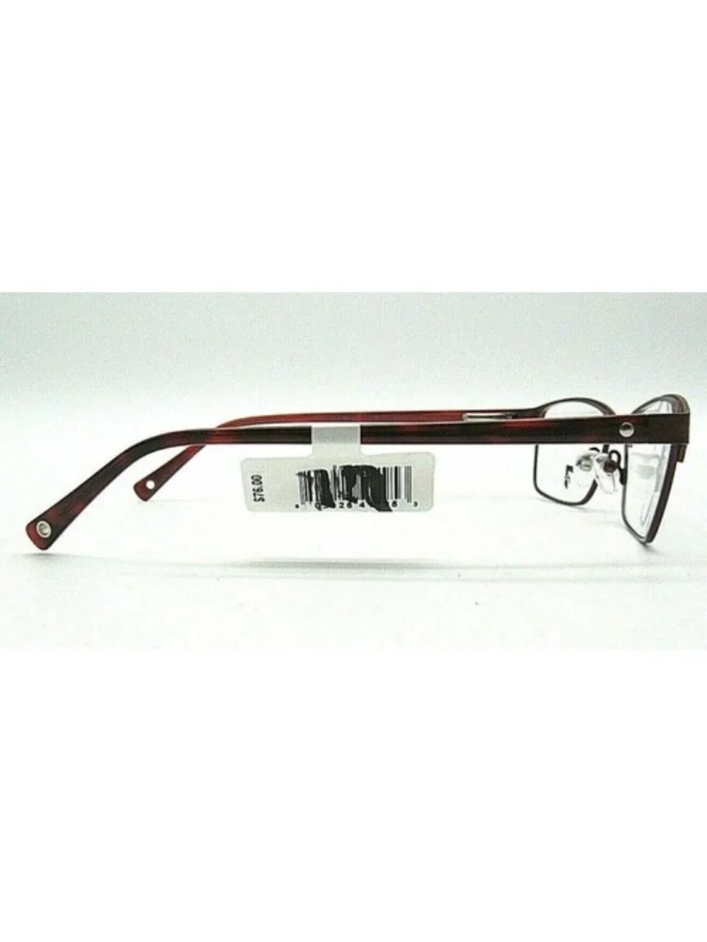 7 For All Mankind Golden Gate Burgundy Eyeglasses Frame 52-18-145